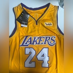 Brand new NBA Kobe Bryant black mamba Jersey w embroidered name and signature